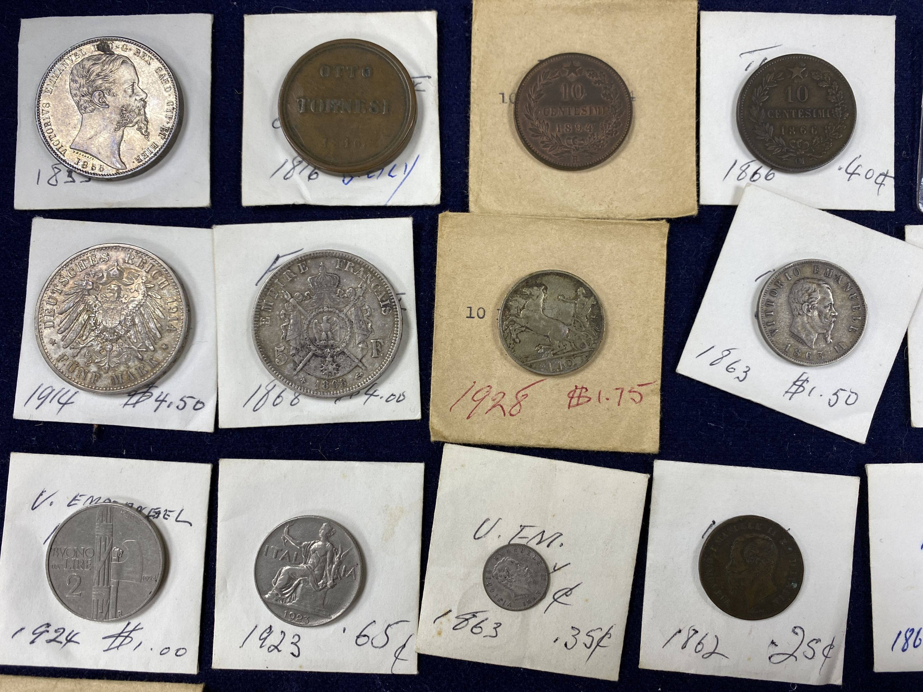 Italy, Germany & European coins, 18th-20th century,